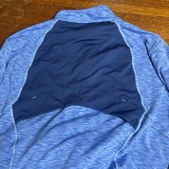 Zero Restrictions Master’s Tournament Women’s L Long-Sleeve Blue Quarter-Zip - Picture 9 of 9